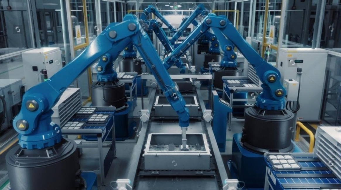 Tractor en campo - Manufactura